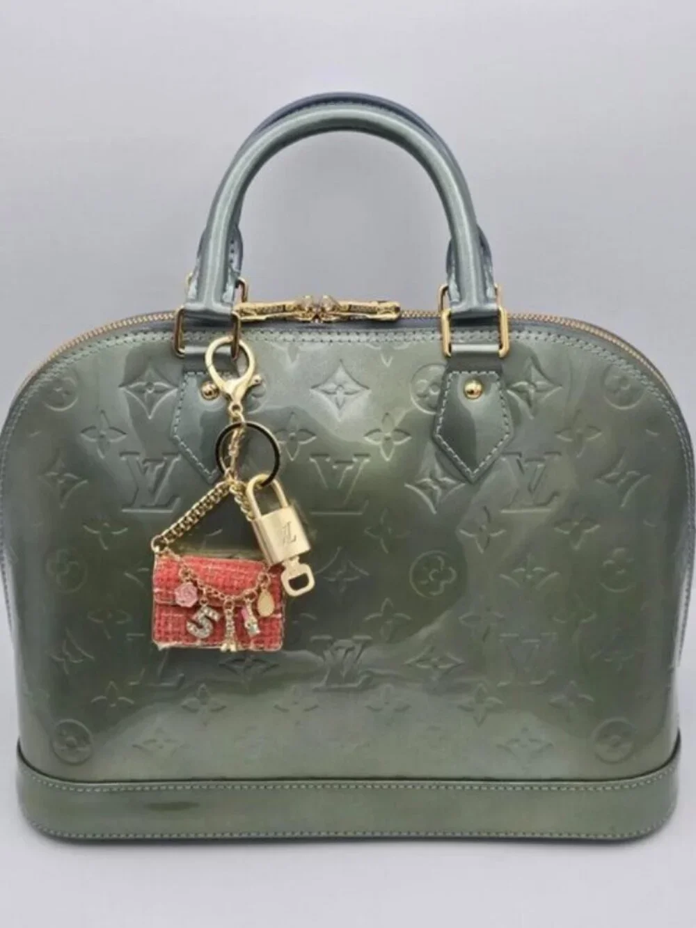 Authentic LV Gold Padlock 🔒 Unbranded Bag Keychain Charm for Louis Vuitton Bags
